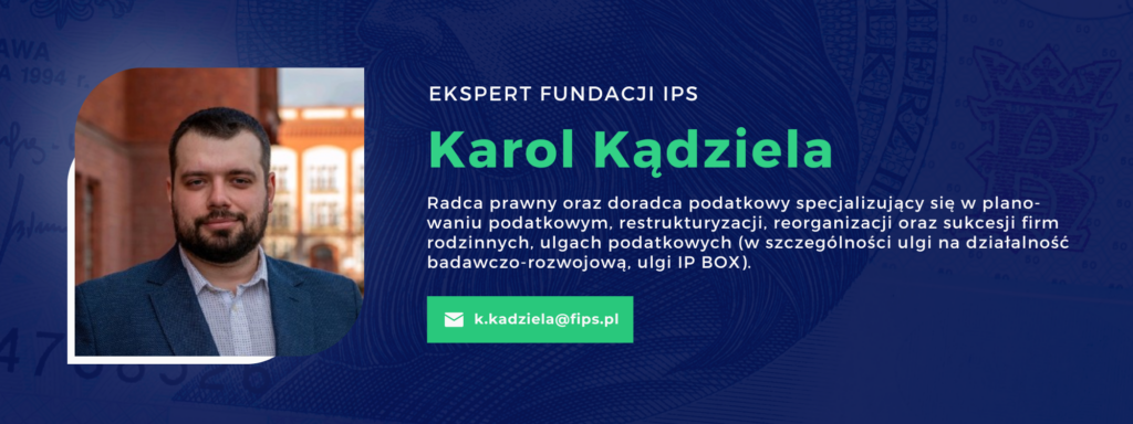 Karol Kądziela Ekspert Fundacji IPS