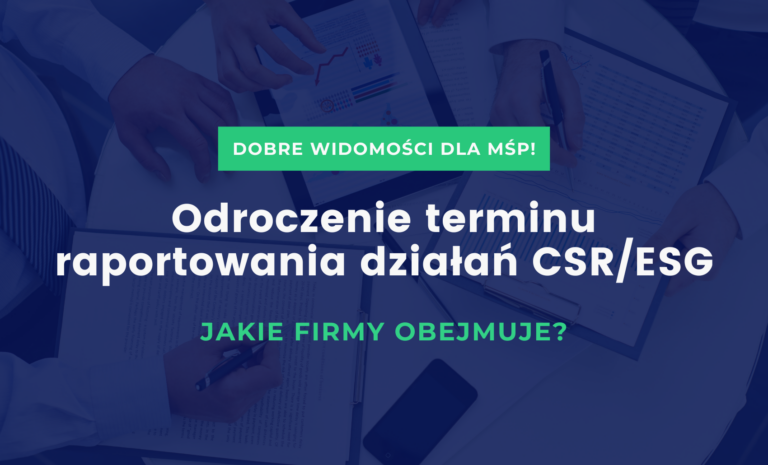Odroczenie standardów sprawozdawczości w zakresie zrównoważonego rozwoju (ESRS) dla określonych branż