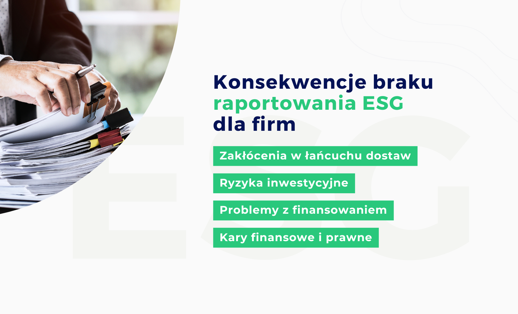 konsekwencje braku raportowania ESG